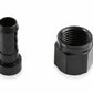 Earls Auto-Crimp Hose End - Straight - Size -10 - Black - AT700110ERL
