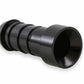 Earls Auto-Crimp Hose End - Straight - Size -10 - Black - AT700110ERL