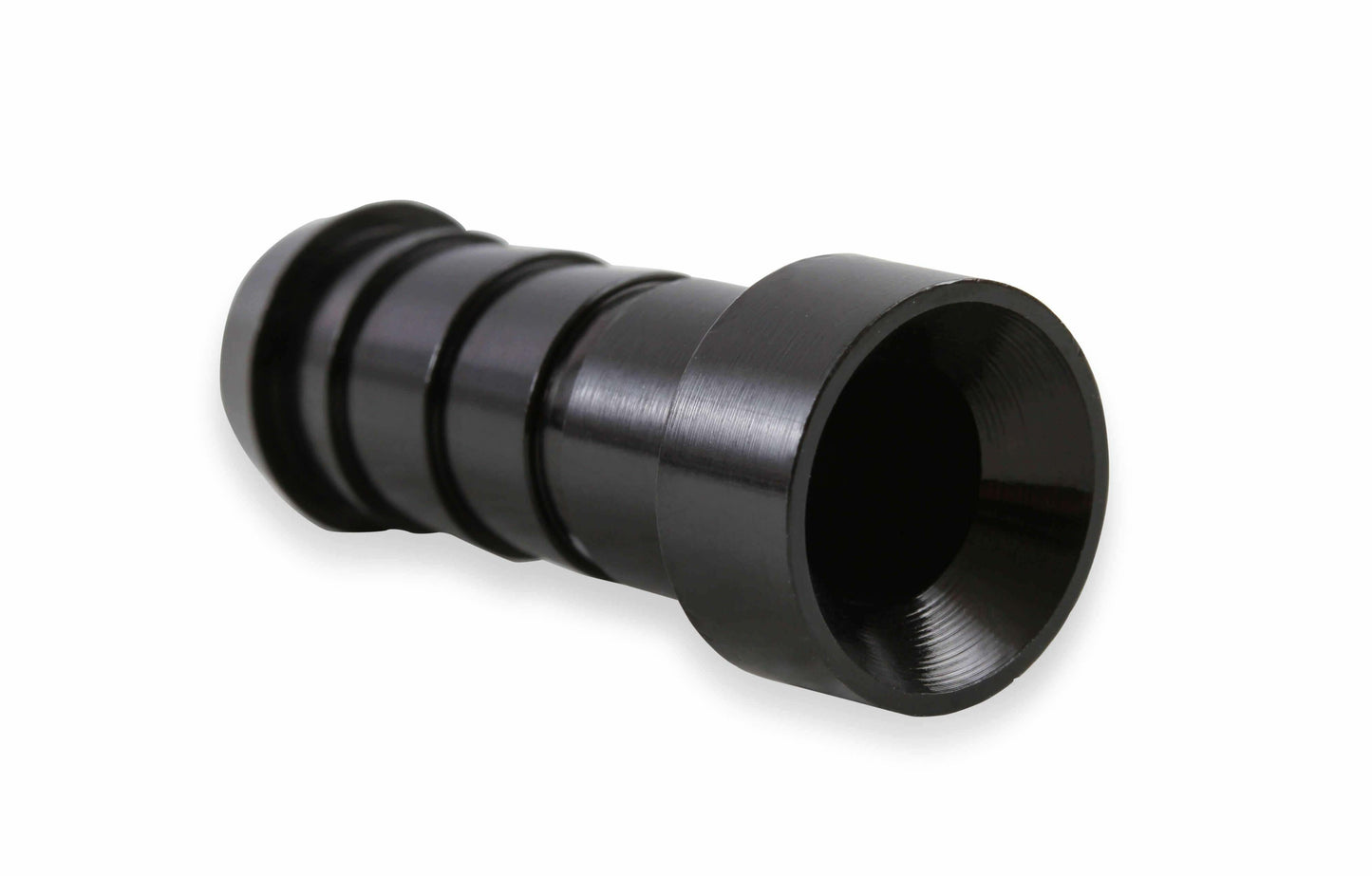 Earls Auto-Crimp Hose End - Straight - Size -10 - Black - AT700110ERL