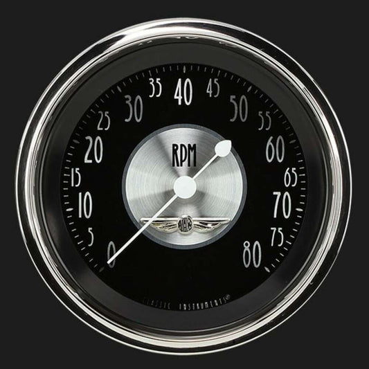 All American Tradition 3 3/8" Tachometer AT80SHC