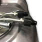 Earls -6 AN Male to 14mm x 1.50 Female - Black - AT9894DBHERL