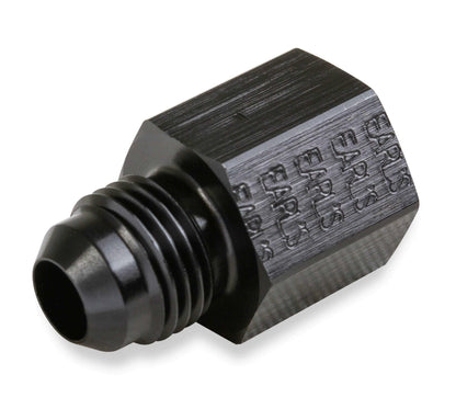 Earls -6 AN Male to 14mm x 1.50 Female - Black - AT9894DBHERL