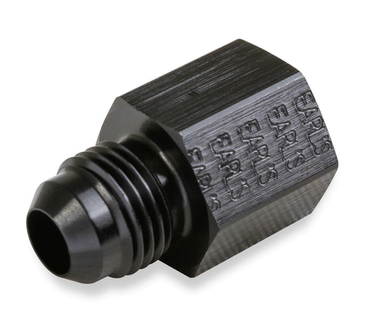 Earls -6 AN Male to 14mm x 1.50 Female - Black - AT9894DBHERL