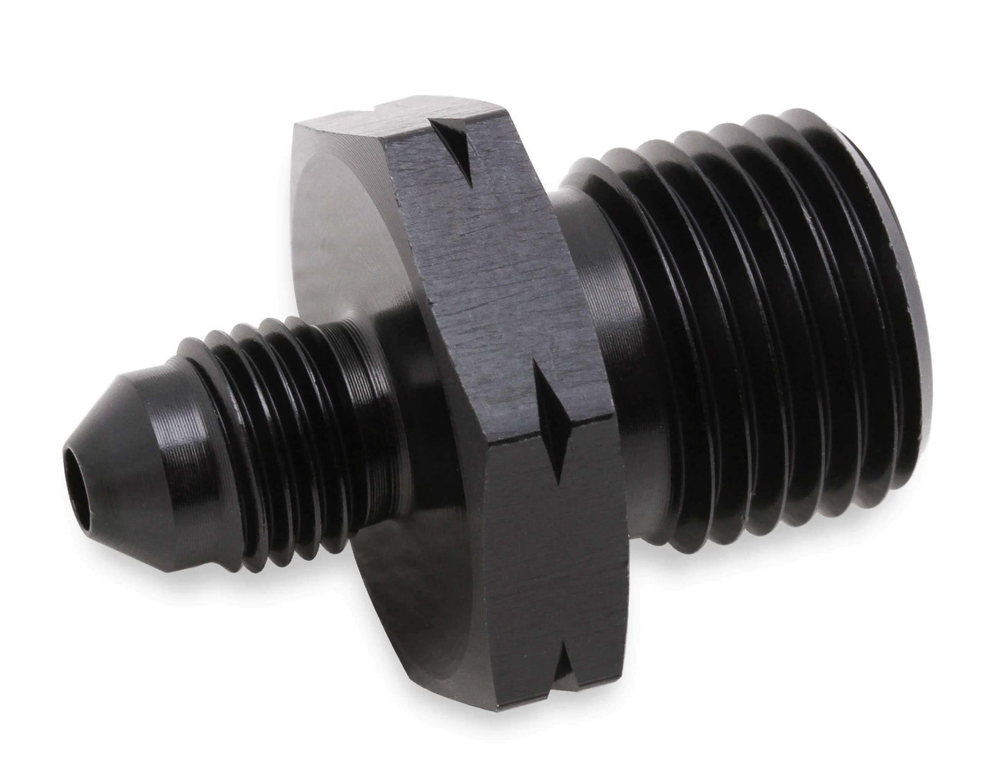 Earl's GM LS Oil Pressure Gauge Adapter Fittings - Black - AT9919BFJERL