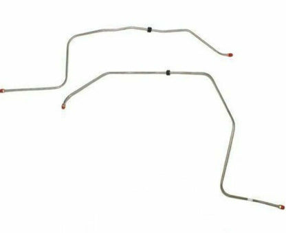 1964-67 Pontiac GTO Transmission Line Set w/ PowerGlide Trans 3/8 Inch ATC6411SS - Transmission Lines Car Part People
