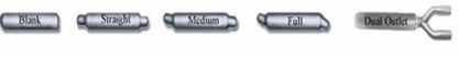 Turbo Tube Muffler; 4X18 Blank W/ 1.75" Core-1.75" In/Out-Fits 1.75" Pipe-ATT18B - Performance Mufflers Car Part People