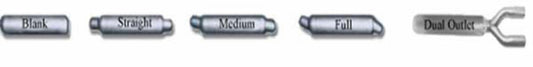 Turbo Muffler; 5 X 18 Straight w/ 2.25" Core-3"/2.25"-Fits 3" Pipe-ATT5018S-9-5U - Performance Mufflers Car Part People