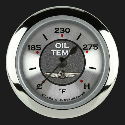 All American 2 1/8" Oil Temperature Gauge AW128SRC