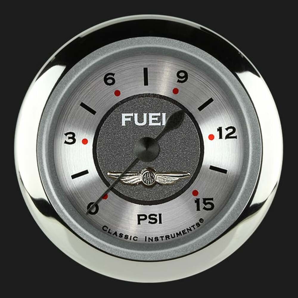 All American 2 1/8" Fuel Pressure Gauge, 15 psi AW145SRC