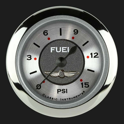 All American 2 1/8" Fuel Pressure Gauge, 15 psi AW145SRC