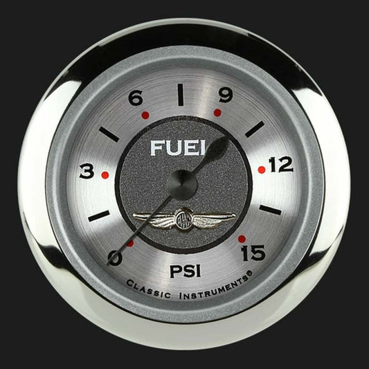 All American 2 1/8" Fuel Pressure Gauge, 15 psi AW145SRC
