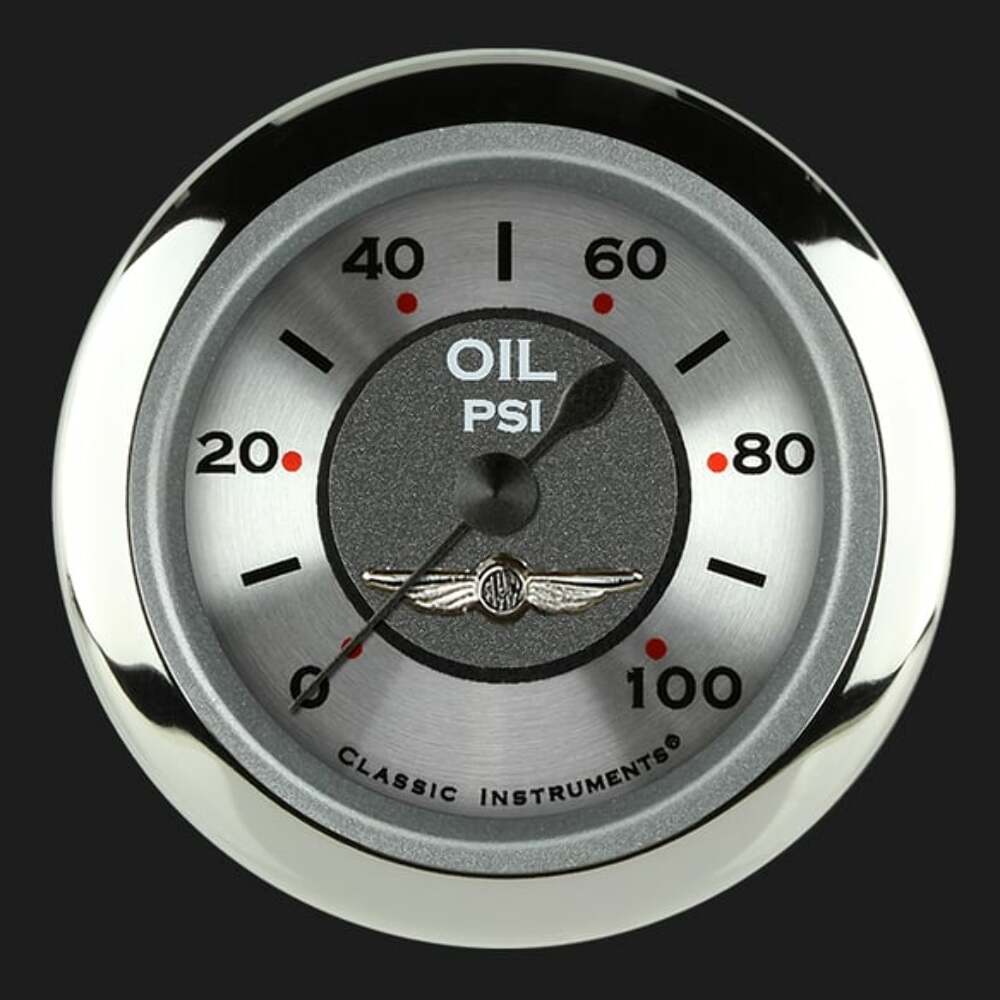 All American 2 1/8" Oil Pressure Gauge AW181SRC