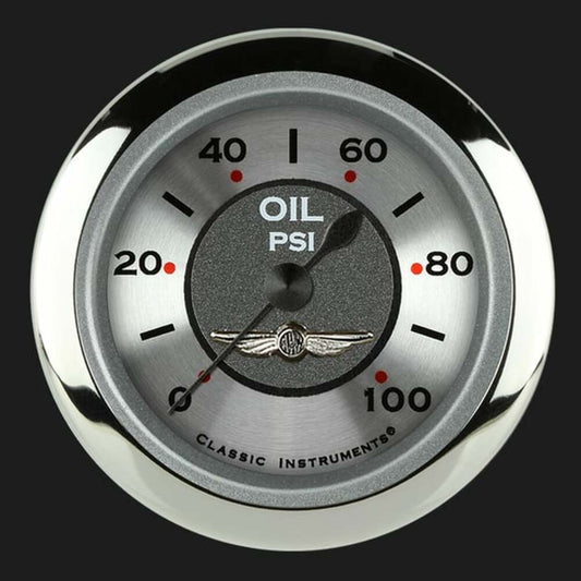 All American 2 1/8" Oil Pressure Gauge AW181SRC