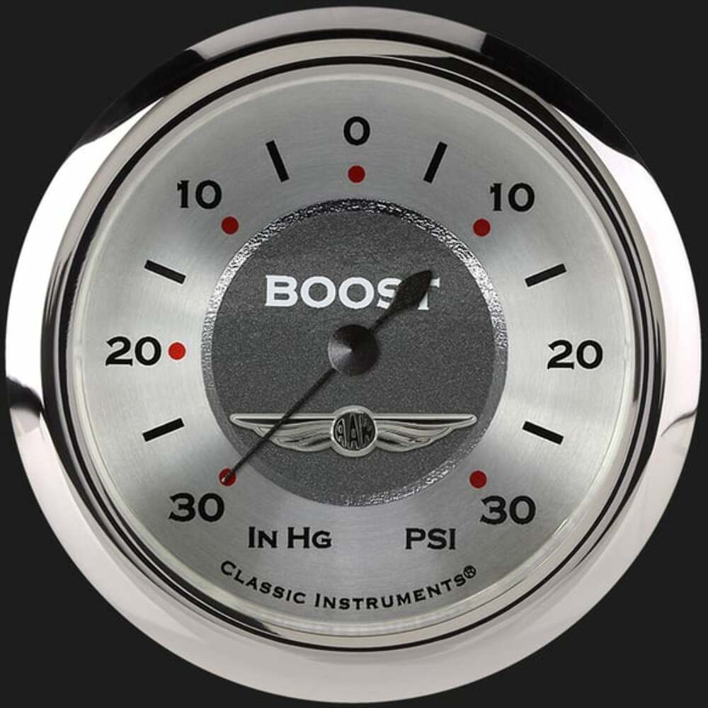 All American 2 5/8" Boost/Vac Gauge AW341SRC