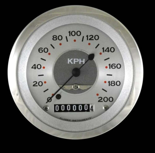 All American 3 3/8" Speedometer AW59SRC