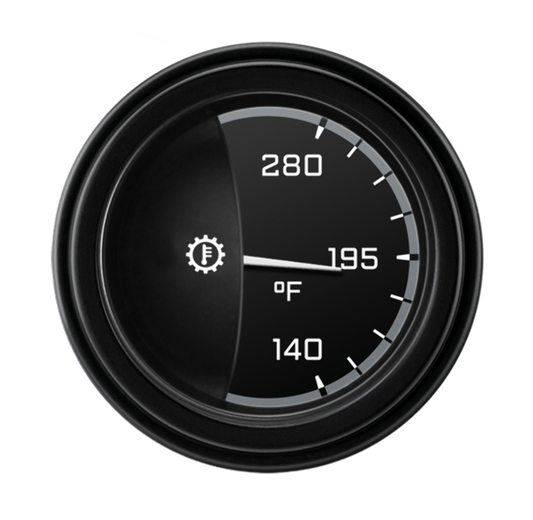 AutoCross Gray 2 1/8" Transmission Temp AX27GBLF