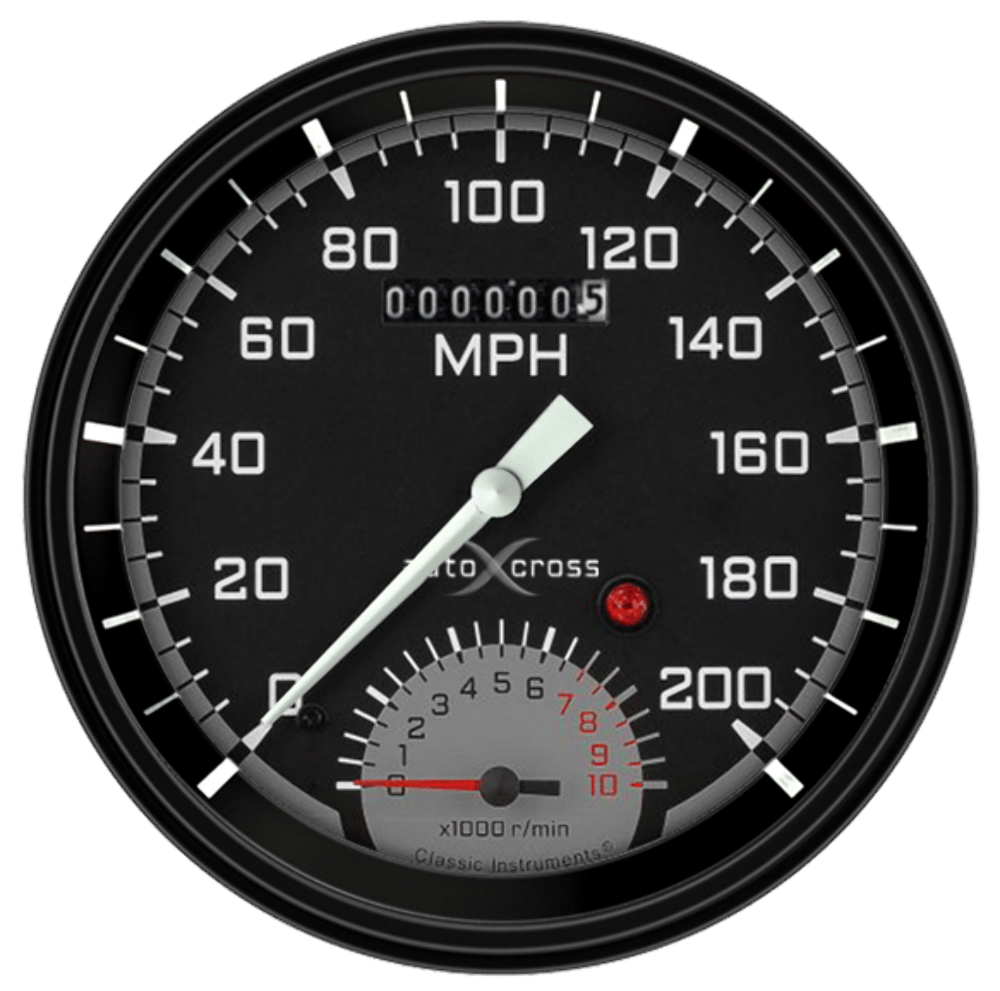AutoCross Gray 4 5/8" Speedtachular AX50GBLF