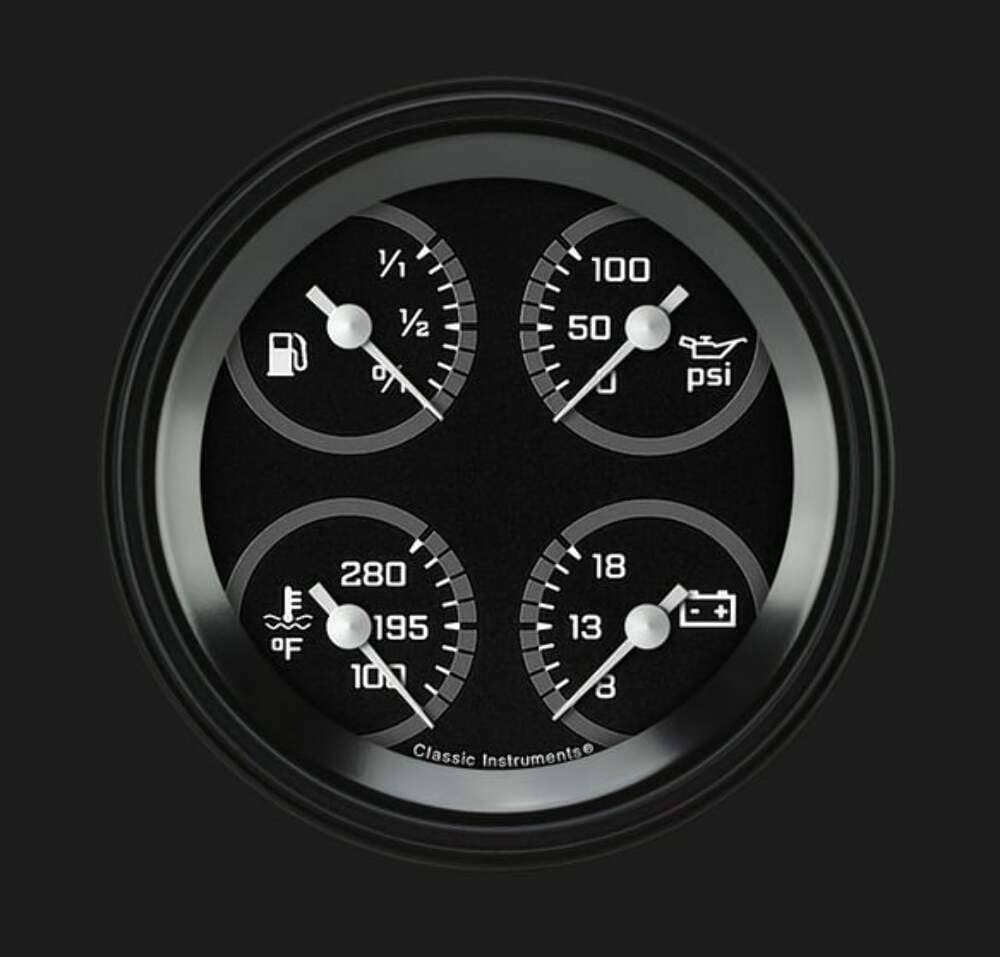 AutoCross Gray 3 3/8" Quad AX73GBLF