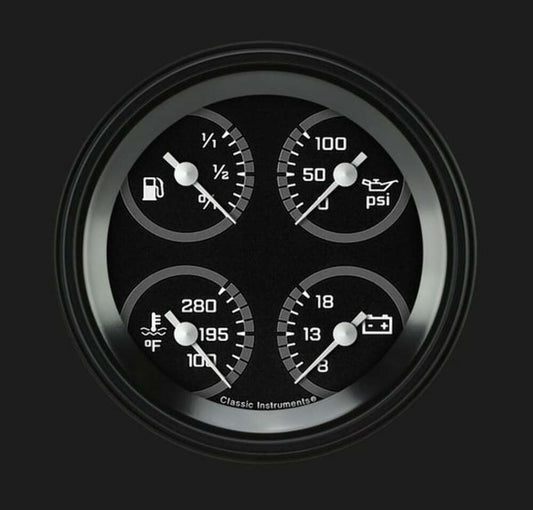 AutoCross Gray 3 3/8" Quad AX79GBLF