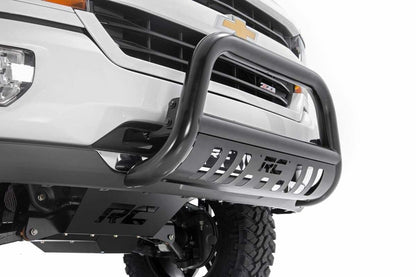 Fits Chevy Silverado 1500 2WD/4WD (2019-2022) Black Bull Bar; B-C2073