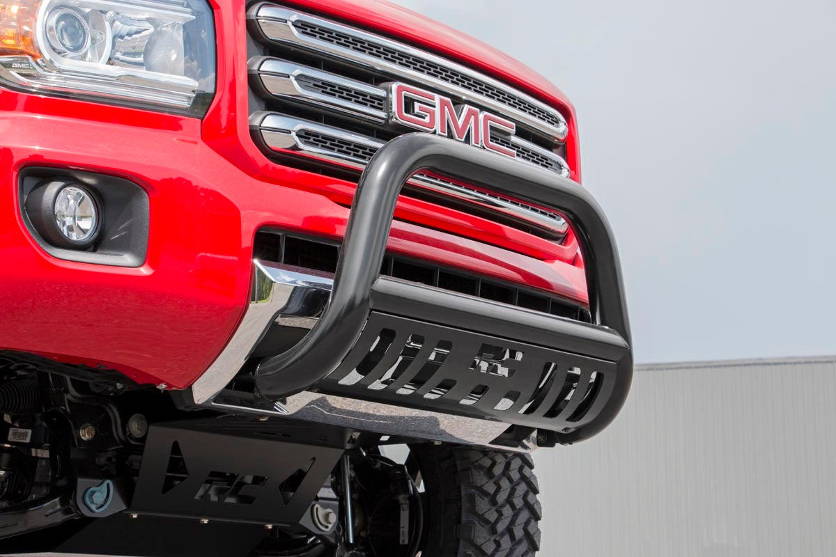 Fits Chevy/GMC Canyon/Colorado 2WD/4WD (2015-2024) Black Bull Bar; B-C2151