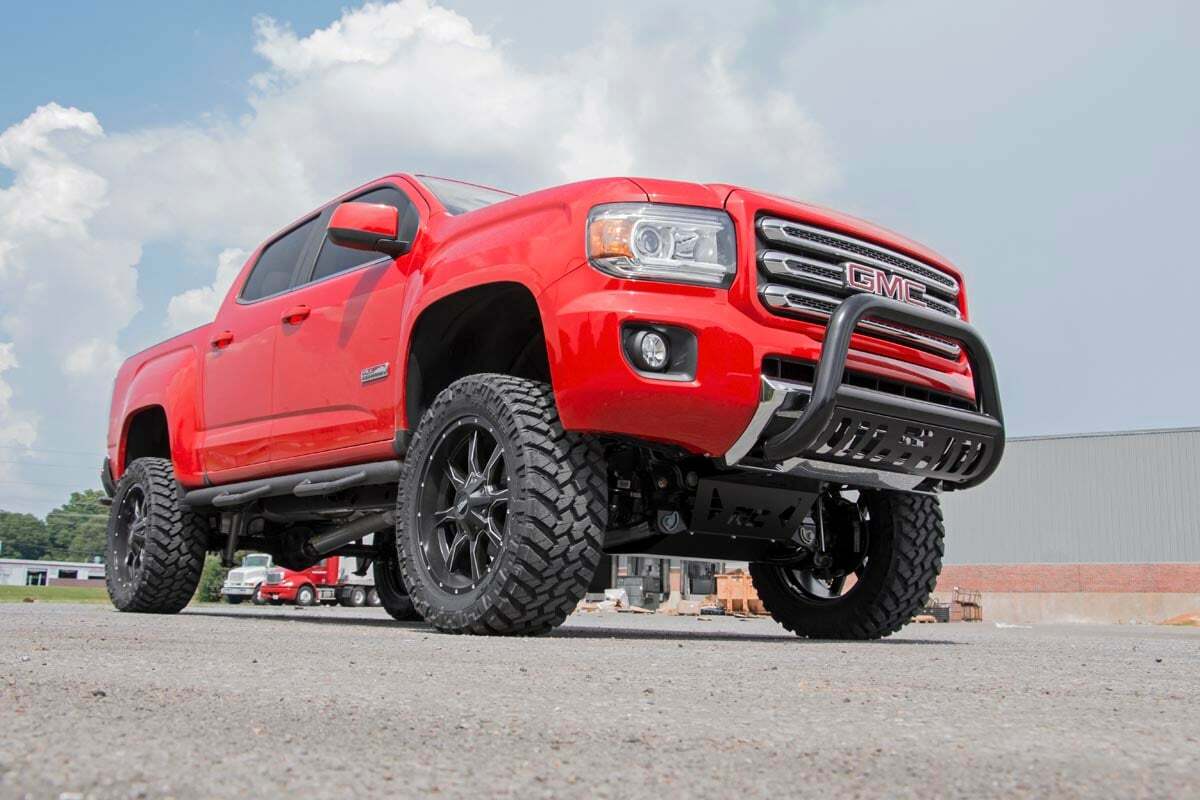 Fits Chevy/GMC Canyon/Colorado 2WD/4WD (2015-2024) Black Bull Bar; B-C2151