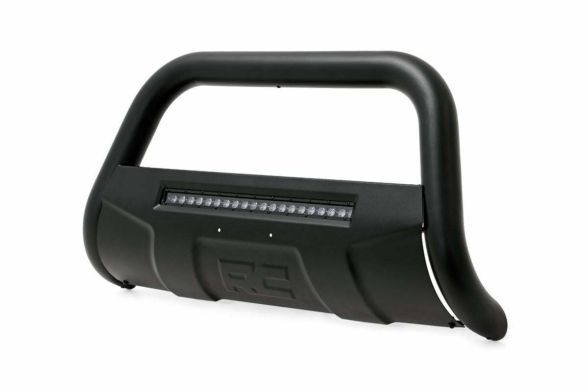 Fits Ram 1500 2WD/4WD (2009-2018 & Classic) Black LED Bull Bar; B-D4091