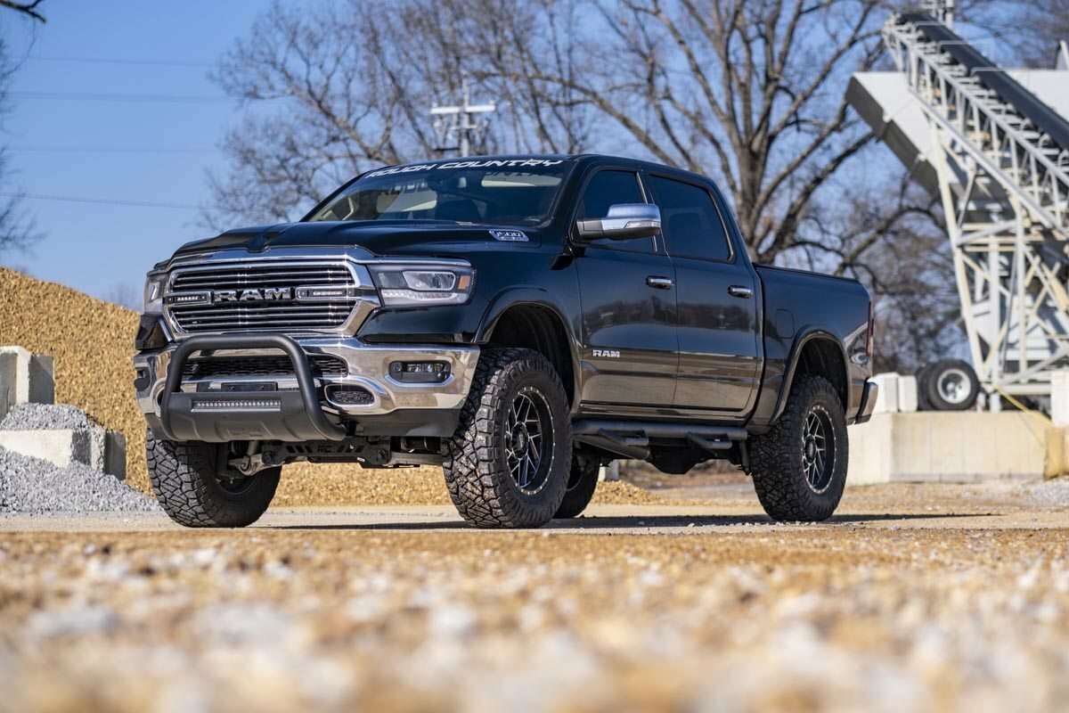 Fits Ram 1500 2WD/4WD (2009-2018 & Classic) Black LED Bull Bar; B-D4091
