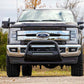 Fits Ford F-250 Super Duty 2WD/4WD (2017-2022) Black LED Bull Bar; B-F2017