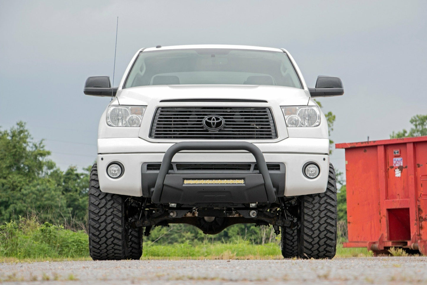 Fits Toyota Tundra 2WD/4WD (2007-2021) Black Led Bull Bar; B-T4071