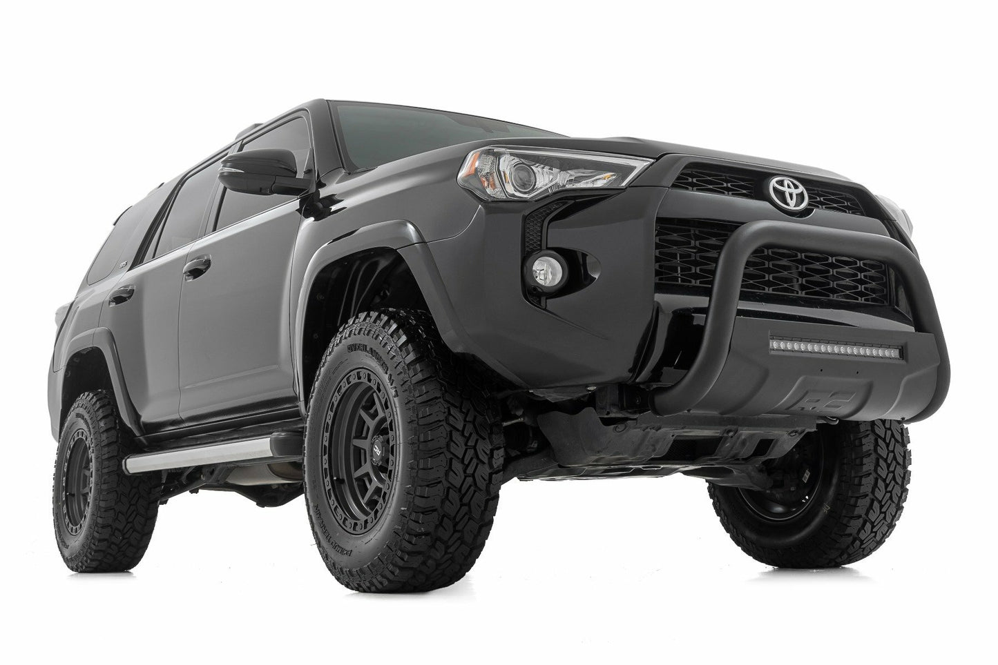 Fits Toyota 4Runner 2WD/4WD (2010-2024) Black LED Bull Bar; B-T4081