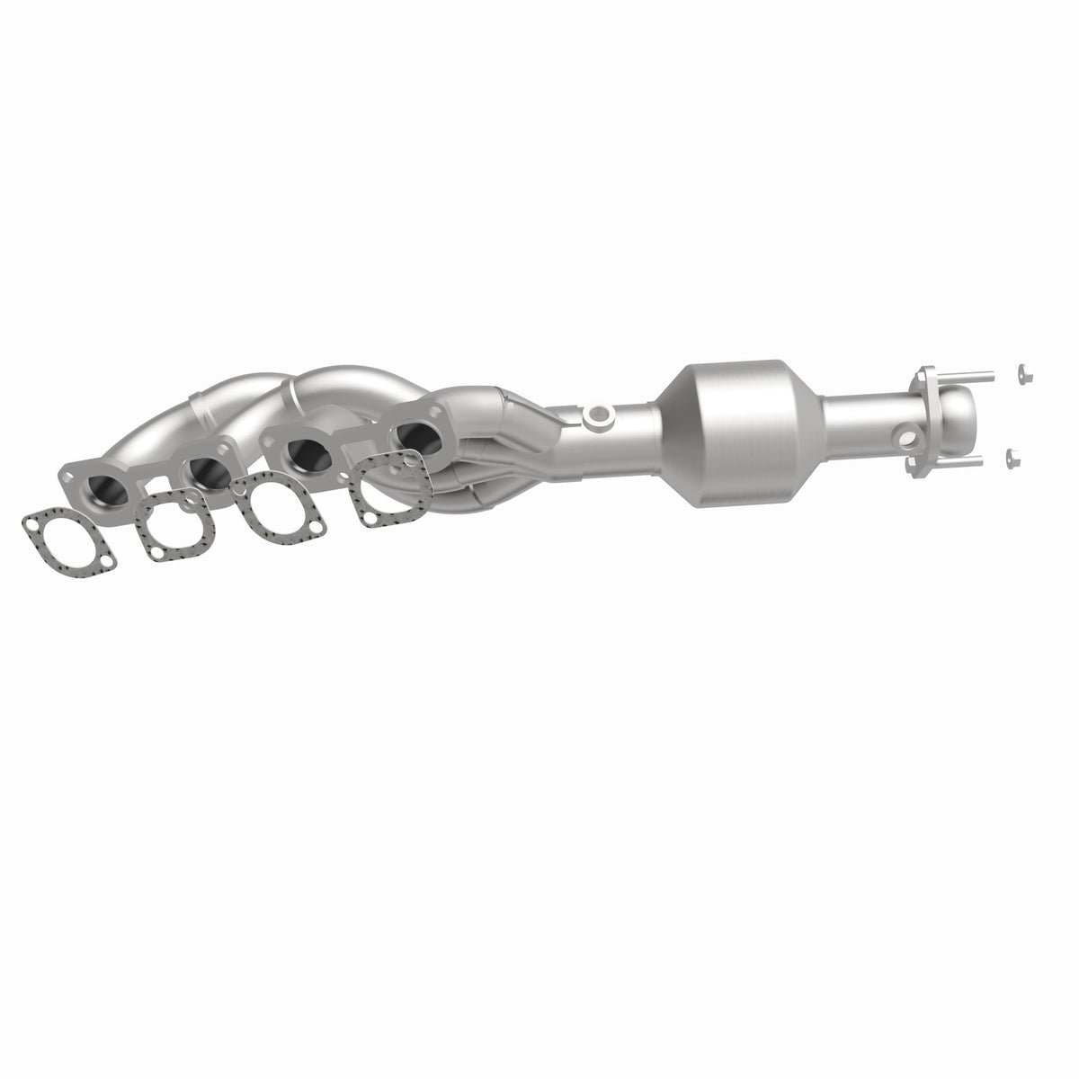 Catalytic Converter with Integrated Exhaust Manifold for HM Grade Federal / EPA Compliant Direct-Fit Manifold Catalytic