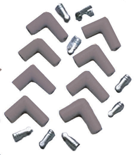 Spark Plug Wire Connector 7 - 10.4mm 90? 8 Gray 46081