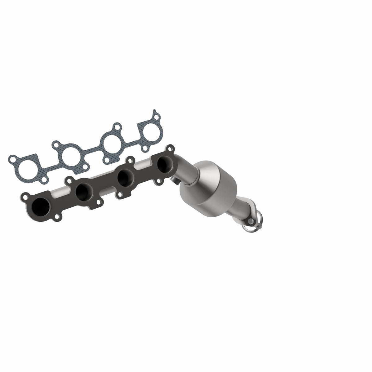 Catalytic Converter with Integrated Exhaust Manifold for HM Grade Federal / EPA Compliant Direct-Fit Manifold Catalytic