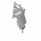 2013 2015 Ford Flex 3.5L Direct-Fit Catalytic Converter 5531218 Magnaflow