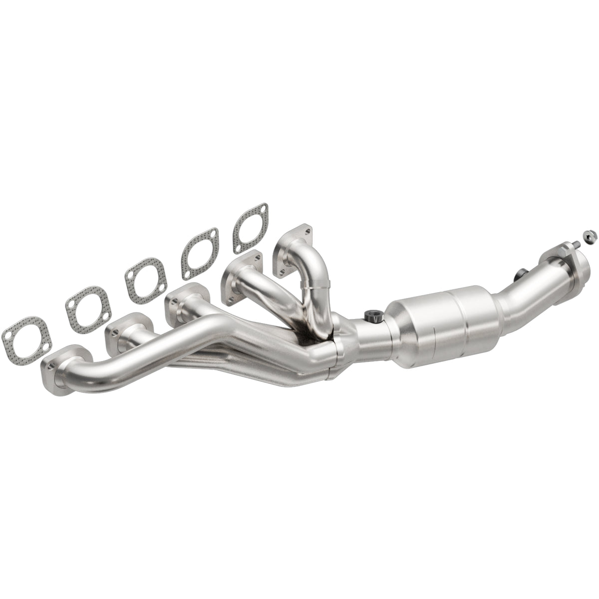 Catalytic Converter with Integrated Exhaust Manifold for HM Grade Federal / EPA Compliant Direct-Fit Manifold Catalytic