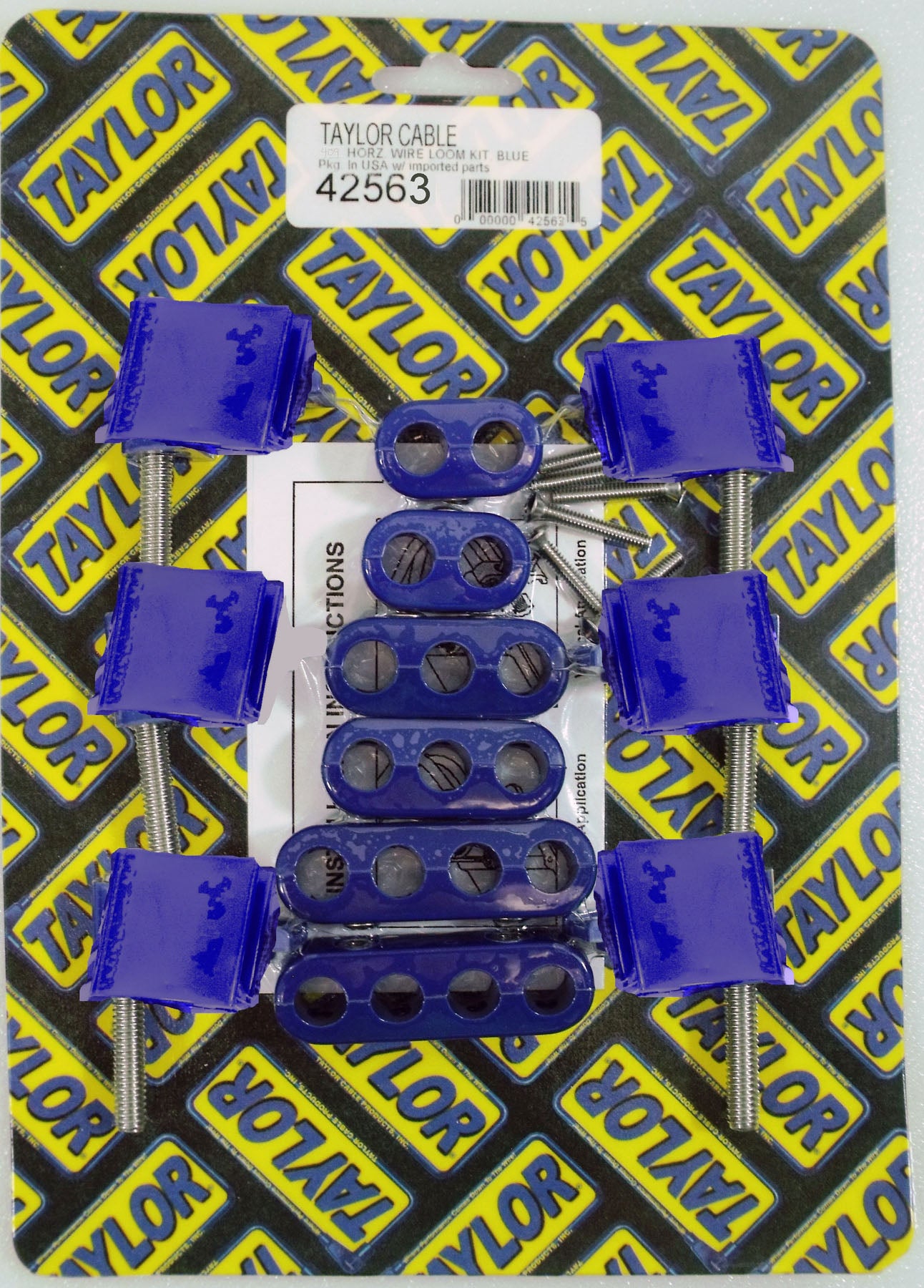 Spark Plug Wire Holder 10.4mm Blue 42563