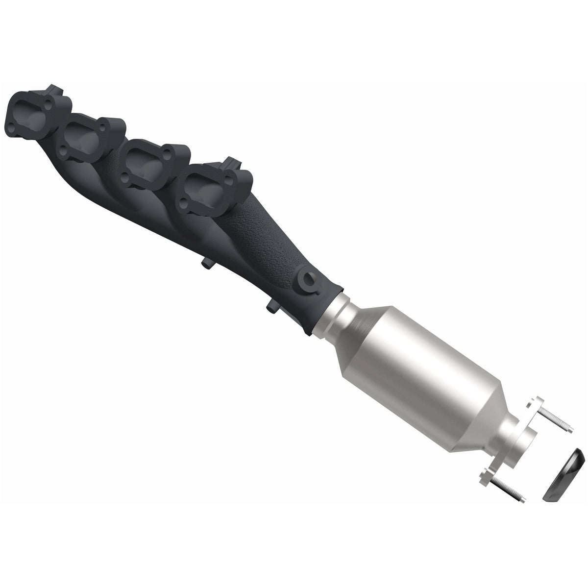 Catalytic Converter with Integrated Exhaust Manifold for HM Grade Federal / EPA Compliant Direct-Fit Manifold Catalytic