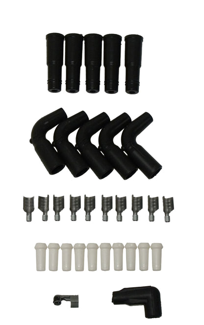 Spark Plug Wire Connector 8 - 10.4mm 10 Black 46066