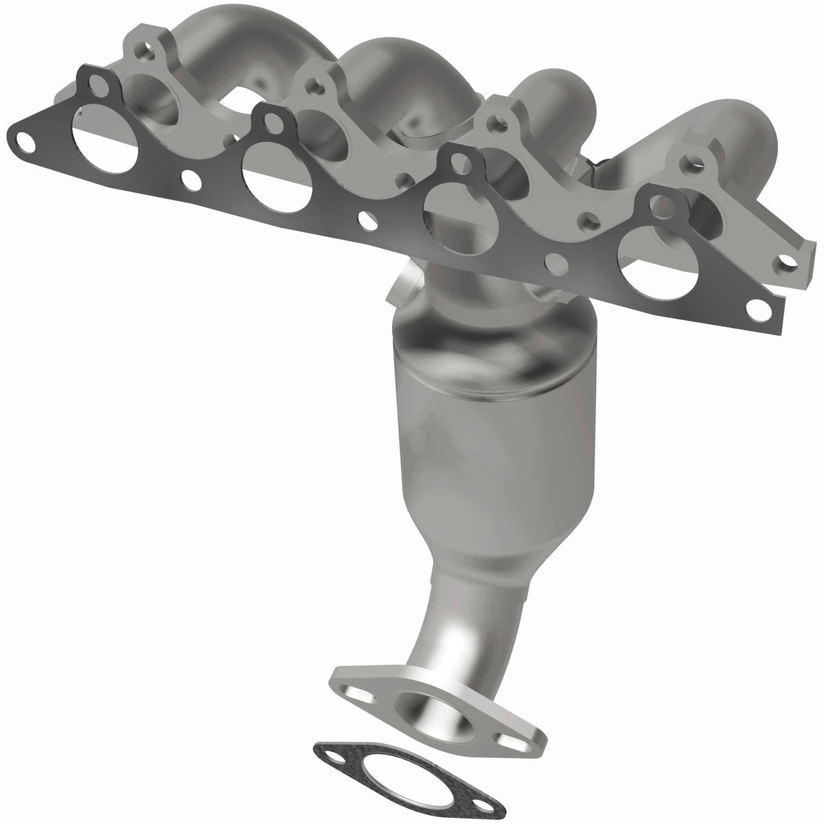 Catalytic Converter with Integrated Exhaust Manifold for HM Grade Federal / EPA Compliant Direct-Fit Manifold Catalytic