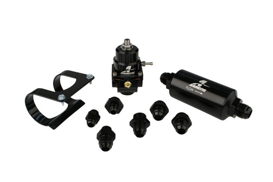 Fuel Filter Kit High Flow Fuel System Universal Fit Aeromotive 17256-BGPL