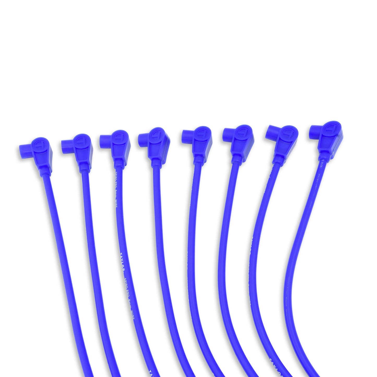 Spark Plug Wire Set Universal 8mm Silicone Spiro Pro 350 ohm/ft Blue 76630