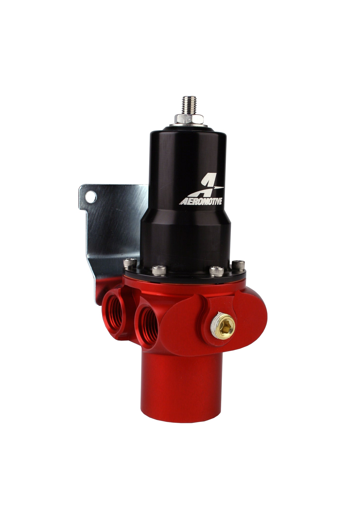 Fuel Pressure Regulator Adjustable Fuel Pressure Universal Fit Aeromotive 13208-BGPL