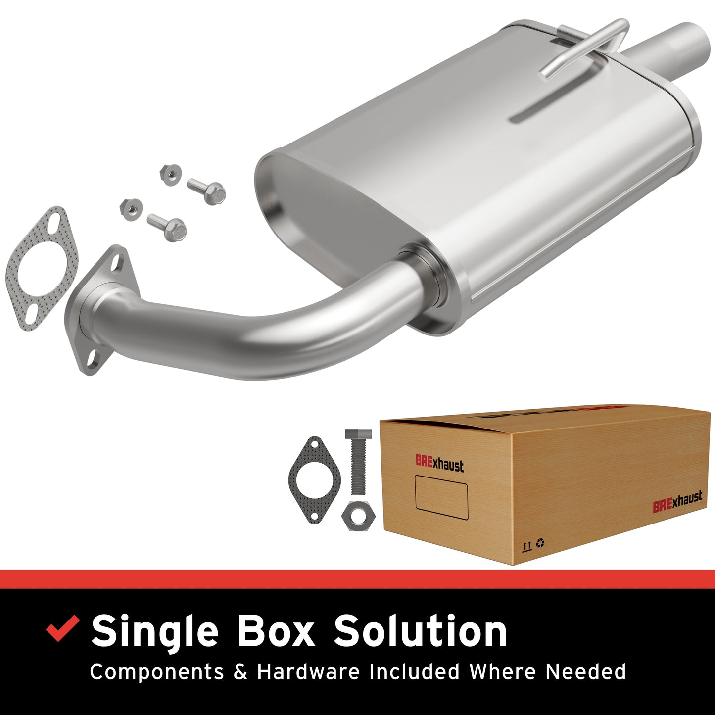 2007-2009 Nissan Altima Direct-Fit Muffler Kit 108-0048