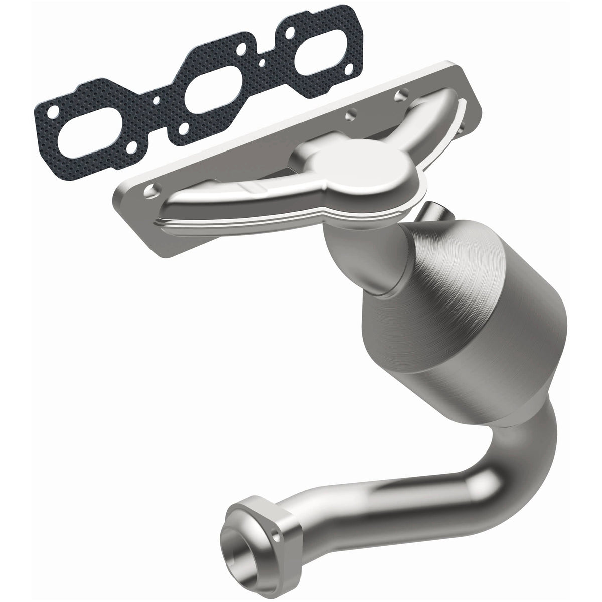 Catalytic Converter with Integrated Exhaust Manifold for HM Grade Federal / EPA Compliant Direct-Fit Manifold Catalytic