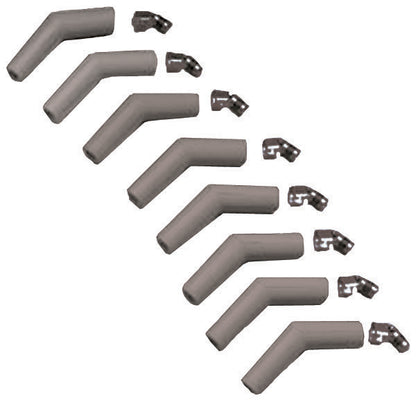 Spark Plug Wire Connector 7 - 10.4mm 115? 8 Gray 46085