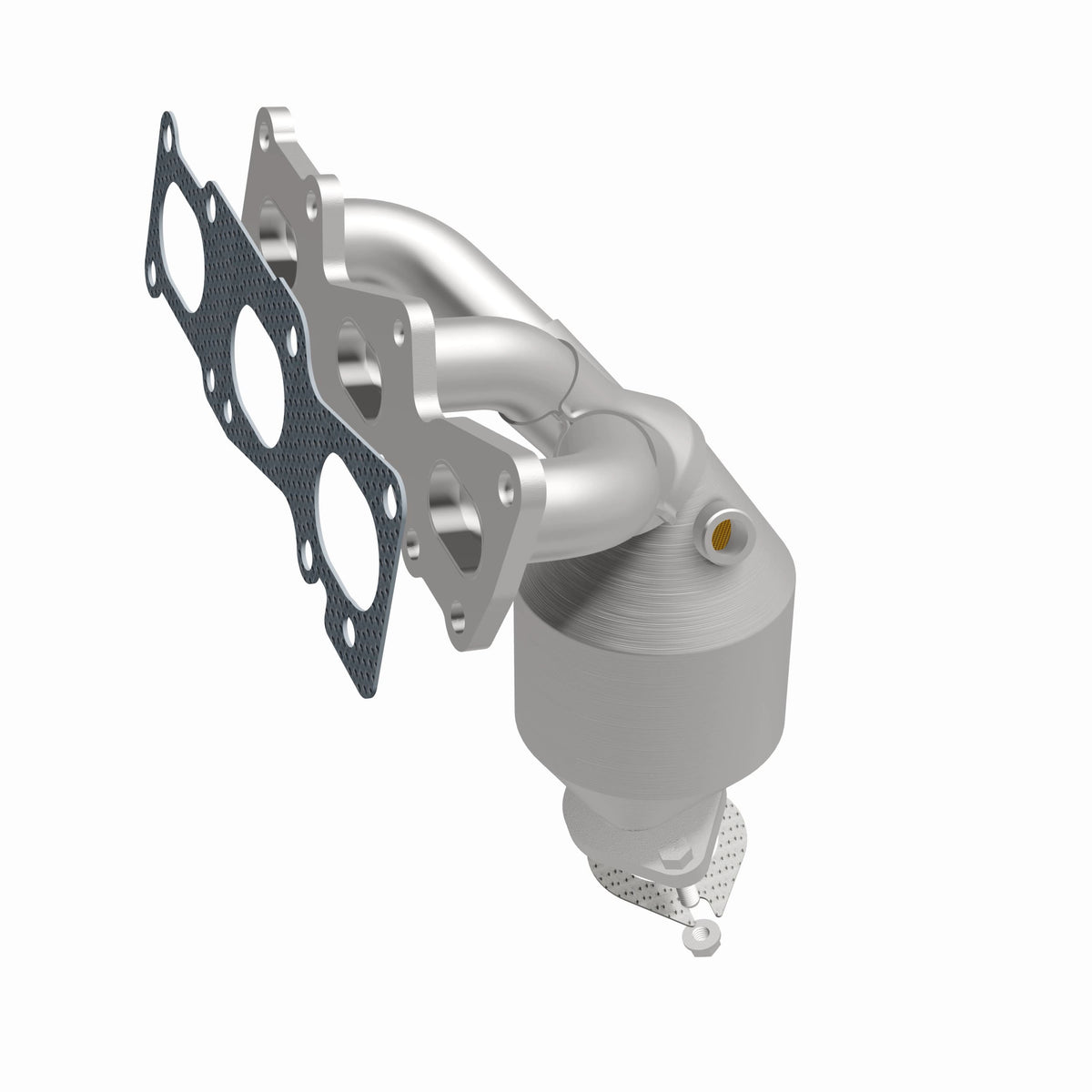 Catalytic Converter with Integrated Exhaust Manifold for HM Grade Federal / EPA Compliant Direct-Fit Manifold Catalytic