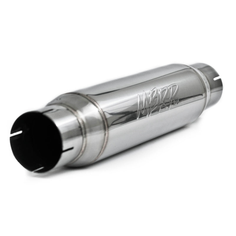 Resonator; 3in. Inlet; Outlet;16in. body; 20in. overall; T304 - R1013 - Performance Mufflers Car Part People