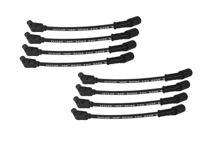 Spark Plug Wire Set Universal 10.4mm Silicone Spiro Pro 409 409 135? Black 79013