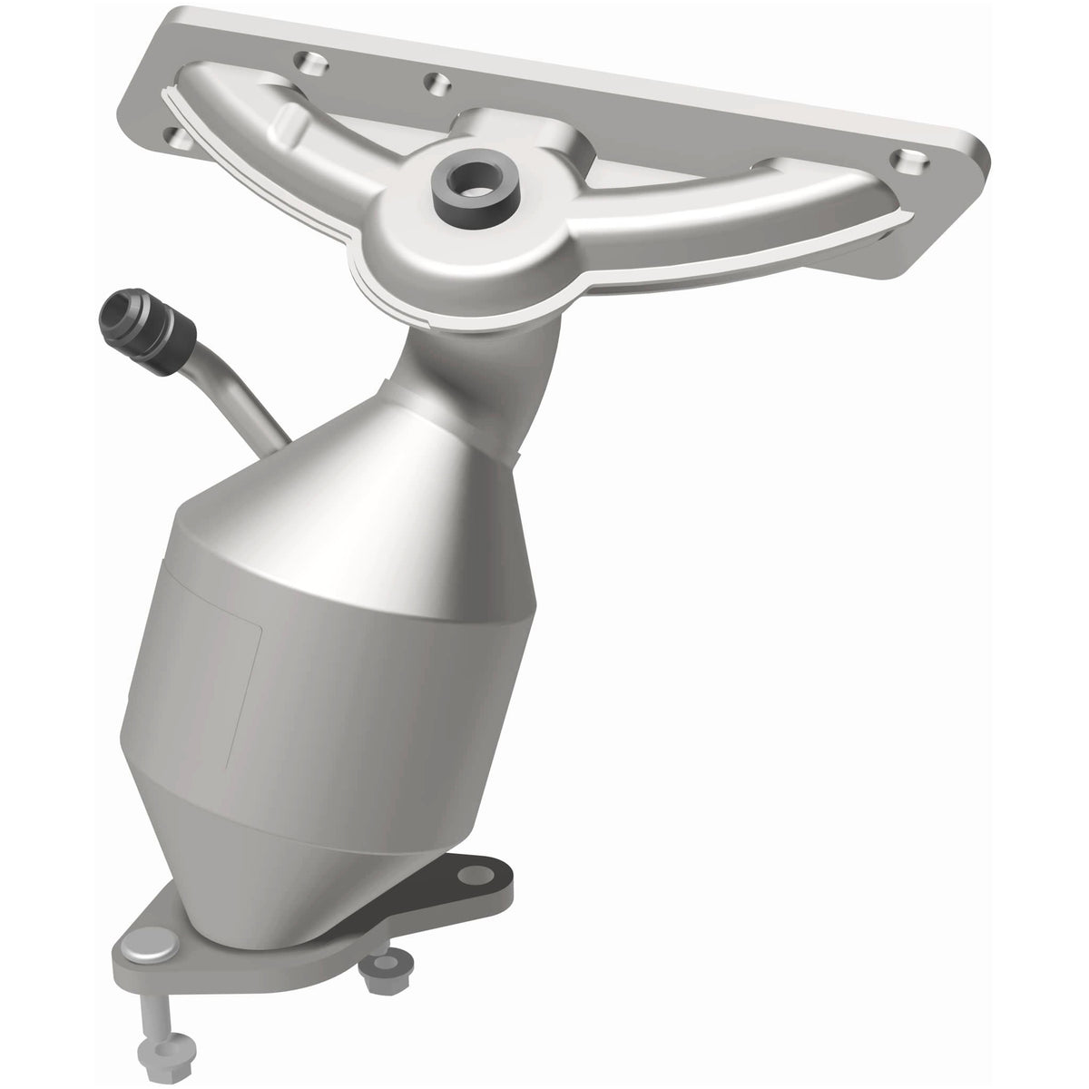 Catalytic Converter with Integrated Exhaust Manifold for HM Grade Federal / EPA Compliant Direct-Fit Manifold Catalytic